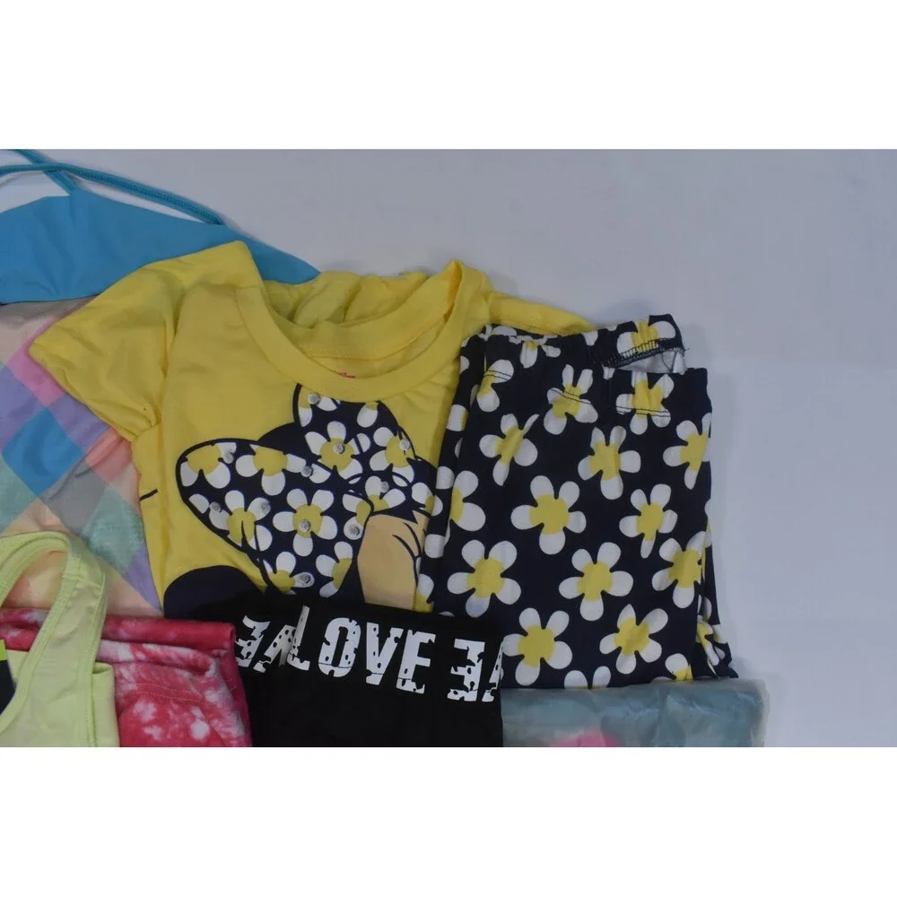 Wholesale Bulk Lot Of 10 Girls Size Large 10/12 Mixed Season Tops Bottoms